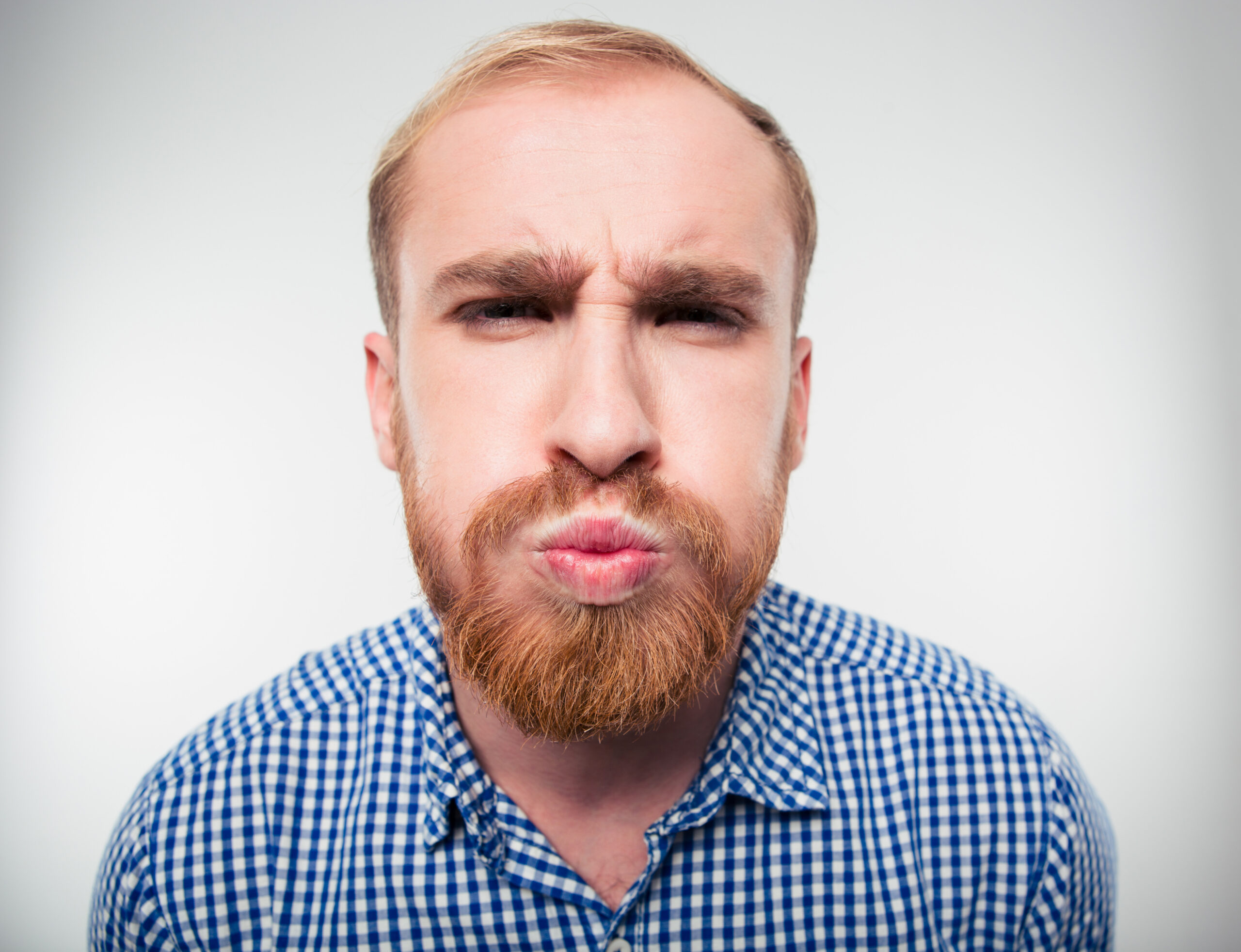 confused man slow website